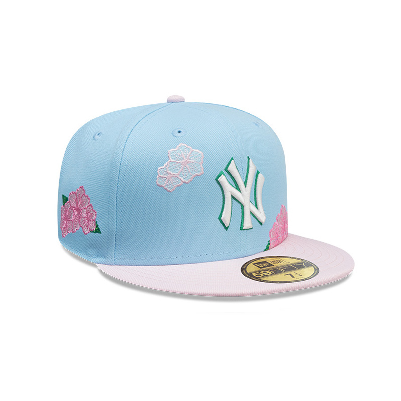 New Era 5950 Mlb City Elmnt Rd Flwr Neyyan Sky