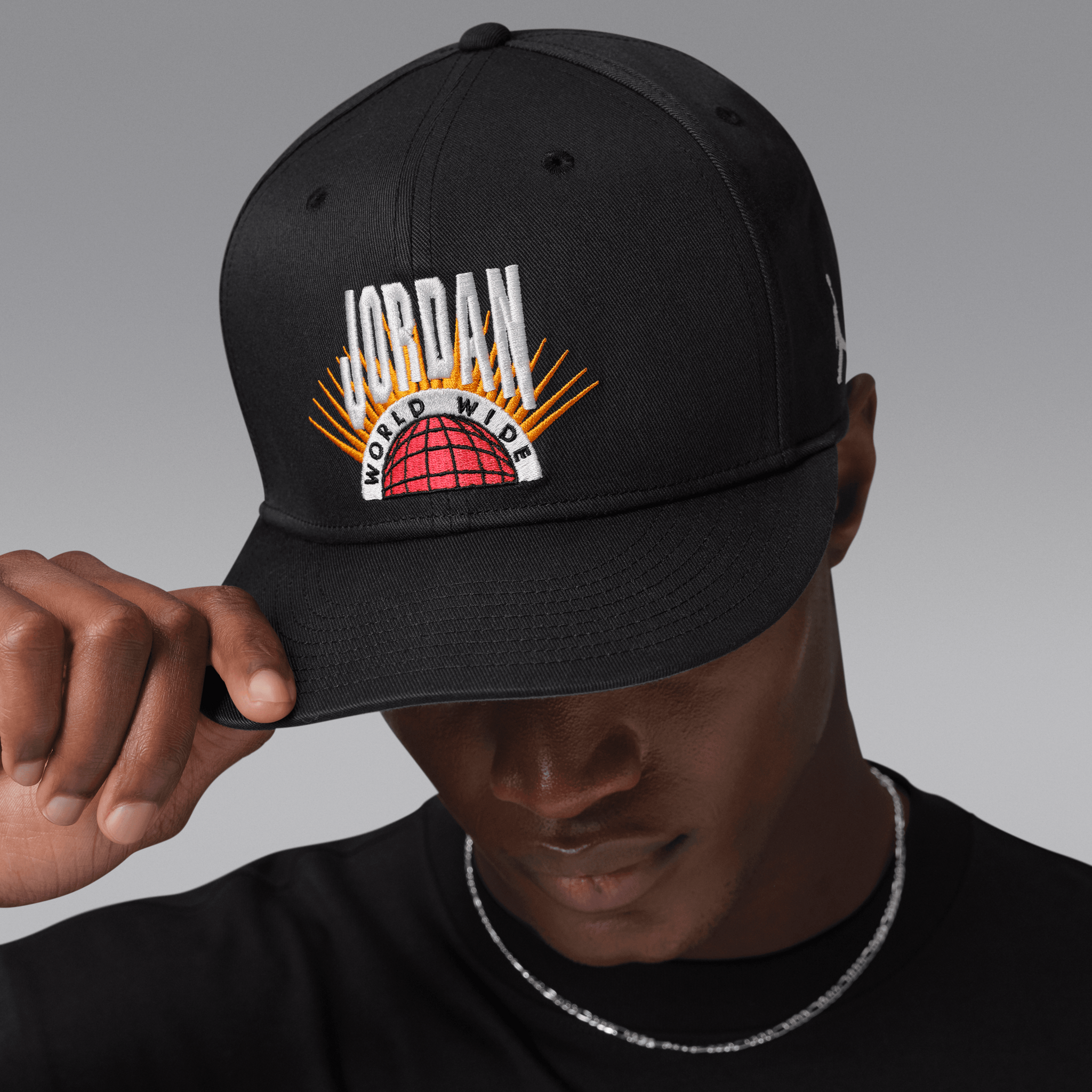 Nike U J Pro Cap S Fb Dc Ess 6Pnl- Black/Kelly Green/(Sail)