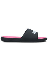 Puma Slides Jr Cool Cat 2.0- Black/White/Pink
