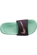 Nike Slides Kawa Slide (PS)- Off Black/Green
