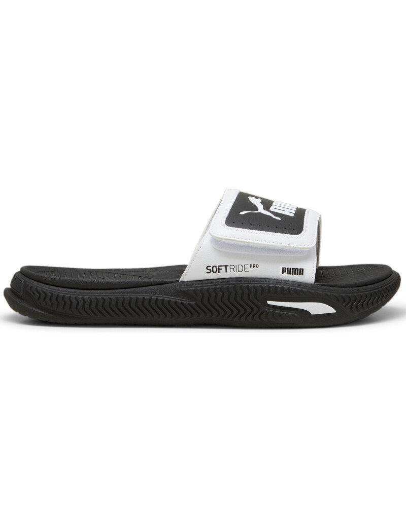 Puma Slides Softride Slide 2.0- White/Black/Black