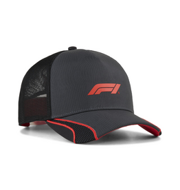 Puma Caps F1 Racing Trucker Cap-Black