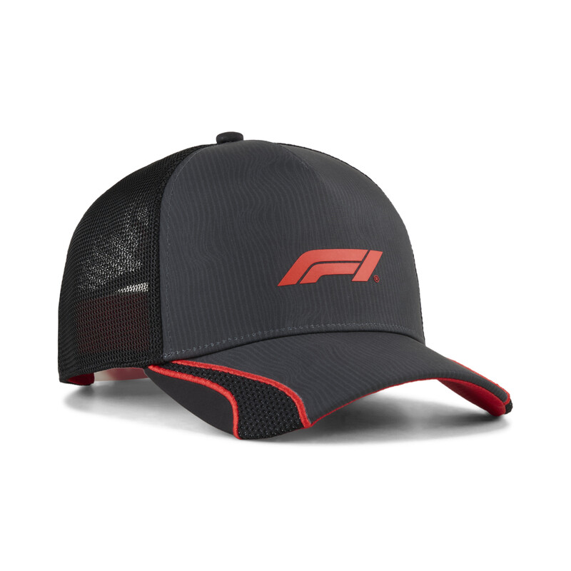 Puma Caps F1 Racing Trucker Cap-Black