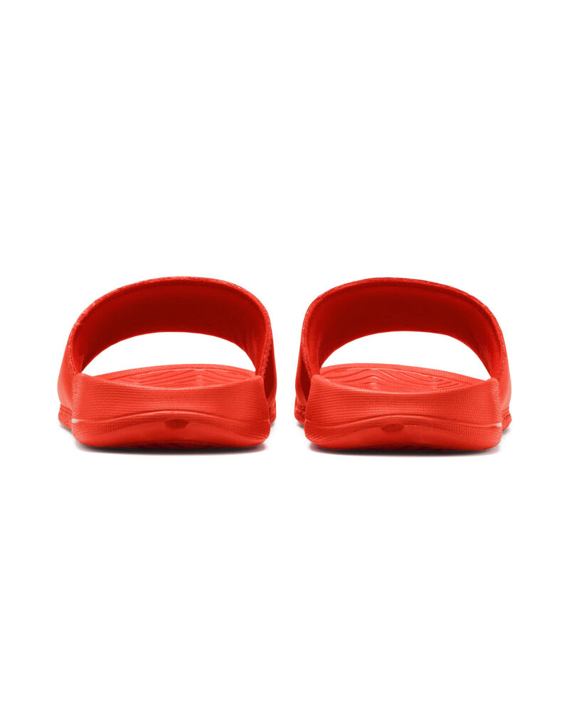 Puma Slides Jr. PopCat Slide- Cherry Red/White