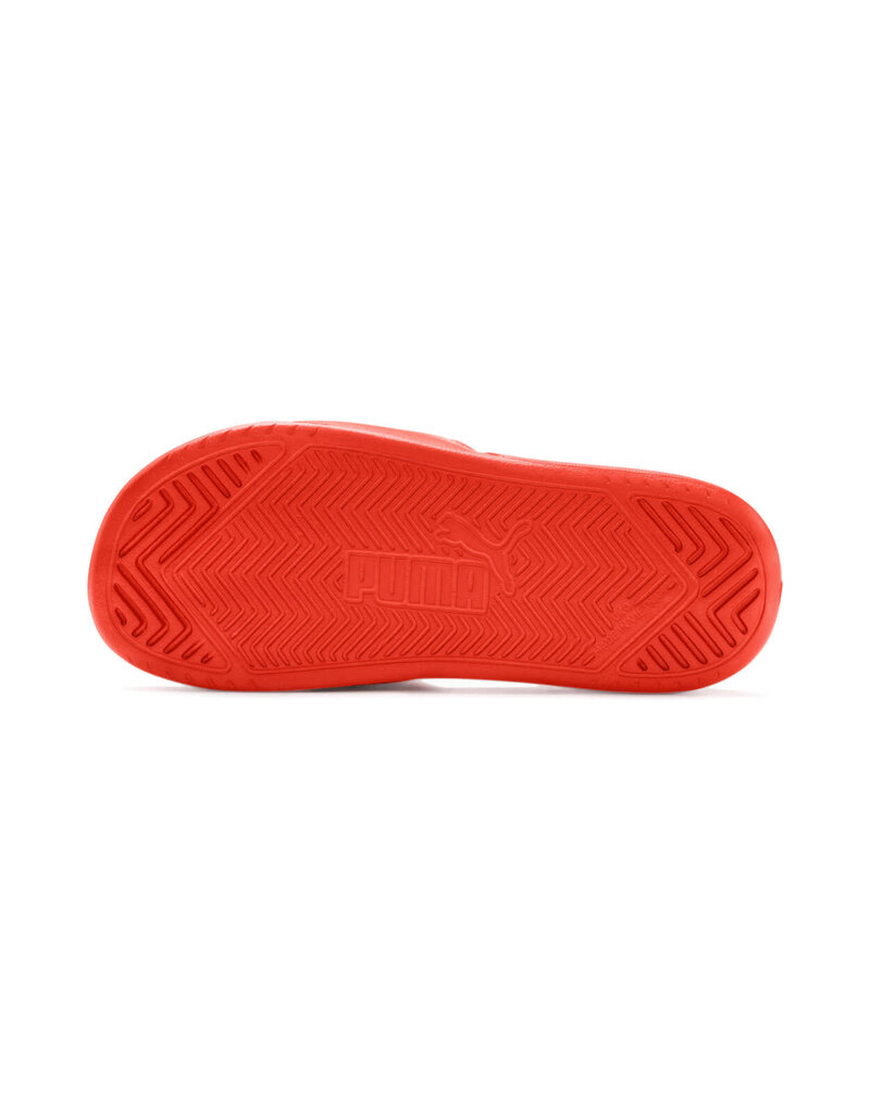 Puma Slides Jr. PopCat Slide- Cherry Red/White