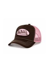 Von Dutch Staple Trucker- Brown/Pink