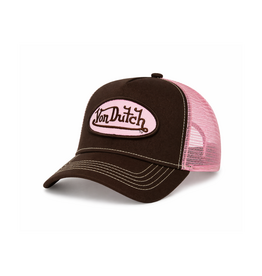 Von Dutch Staple Trucker- Brown/Pink