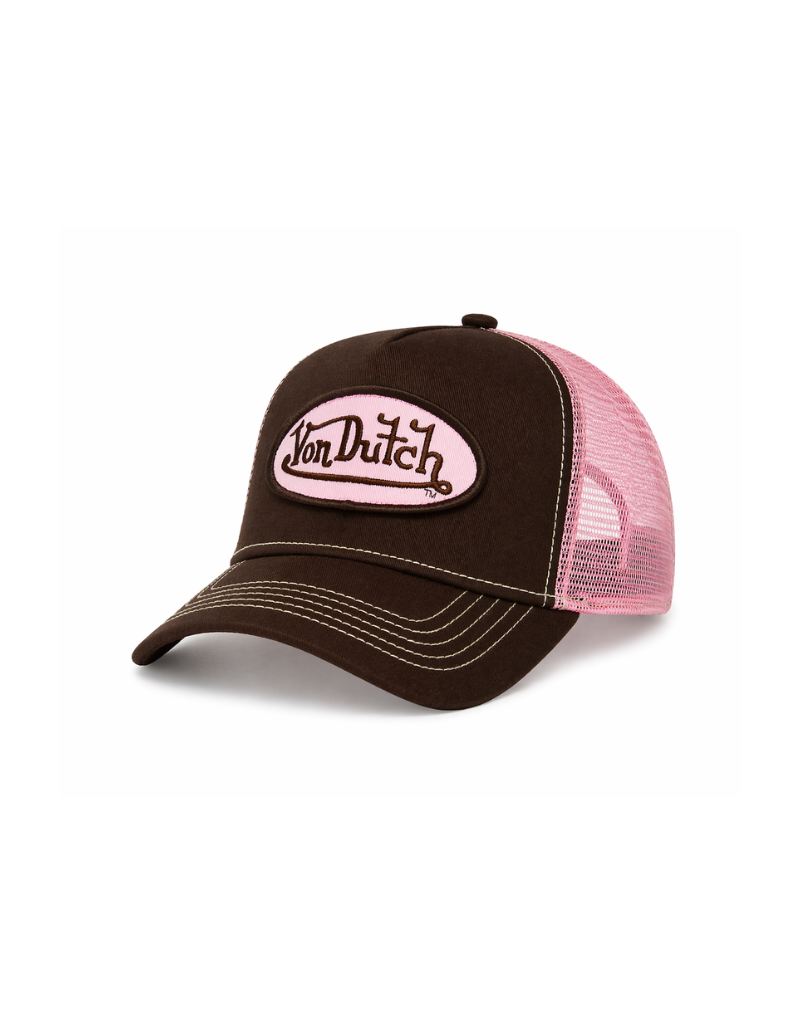 Von Dutch Staple Trucker- Brown/Pink