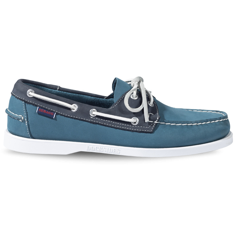 Sebago Dockside Portland Archive- Light Blue/Blue