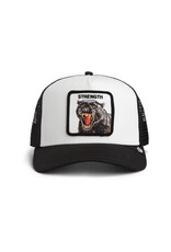Goorin Bros Strength Panther Trucker - Black/White
