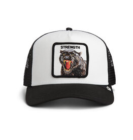 Goorin Bros Strength Panther Trucker - Black/White
