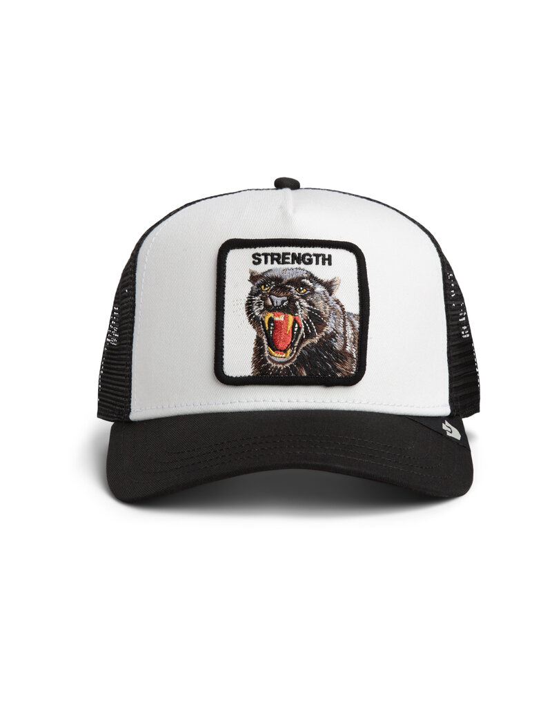 Goorin Bros Strength Panther Trucker - Black/White