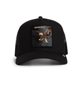 Goorin Bros Represent Eagle Trucker - Black