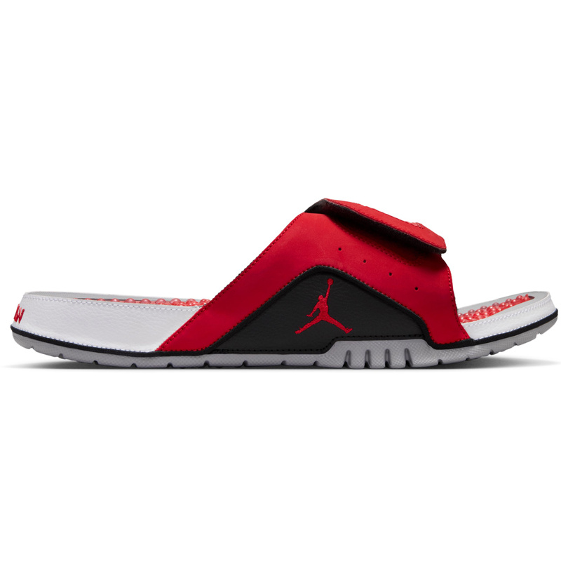 Jordan Slides Jordan Hydro Iv Retro Slide- Fire Red/White-Black-Cement Gr