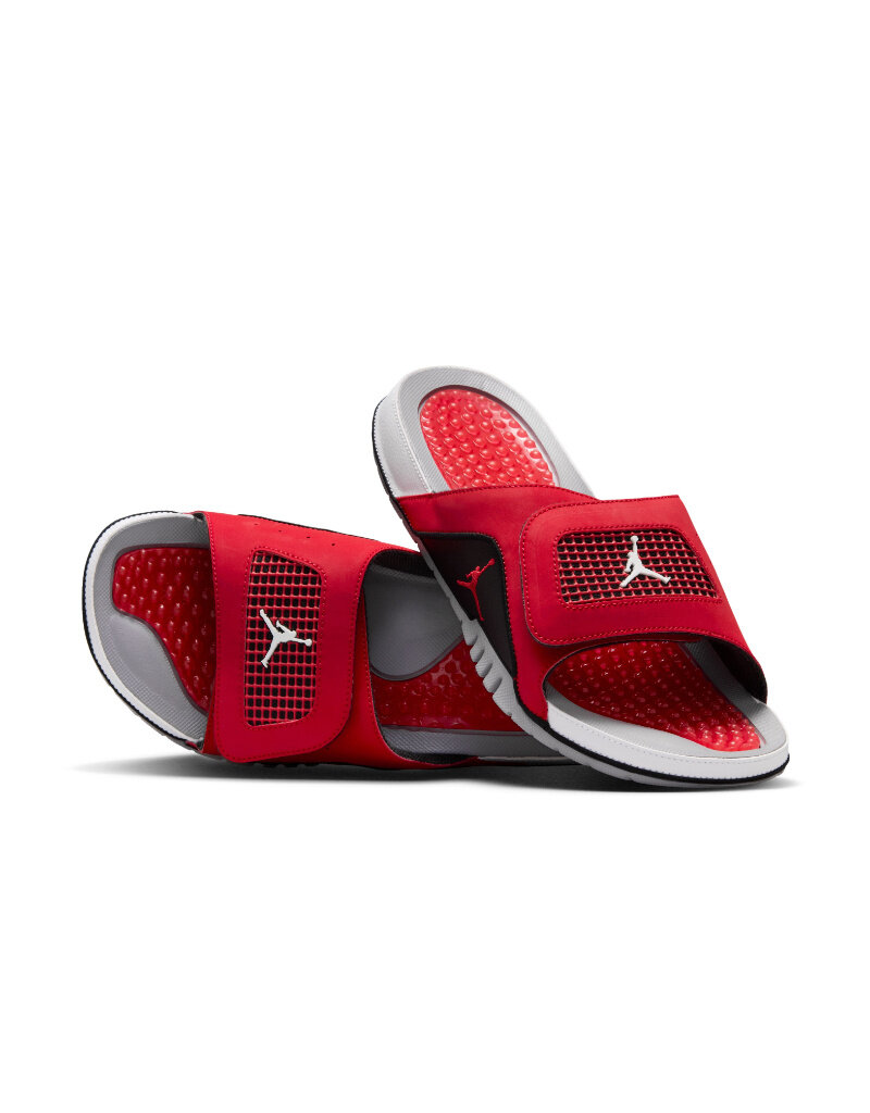Jordan Slides Jordan Hydro Iv Retro Slide- Fire Red/White-Black-Cement Gr
