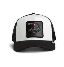 Goorin Bros Deadly Scorpion Trucker - White/Black