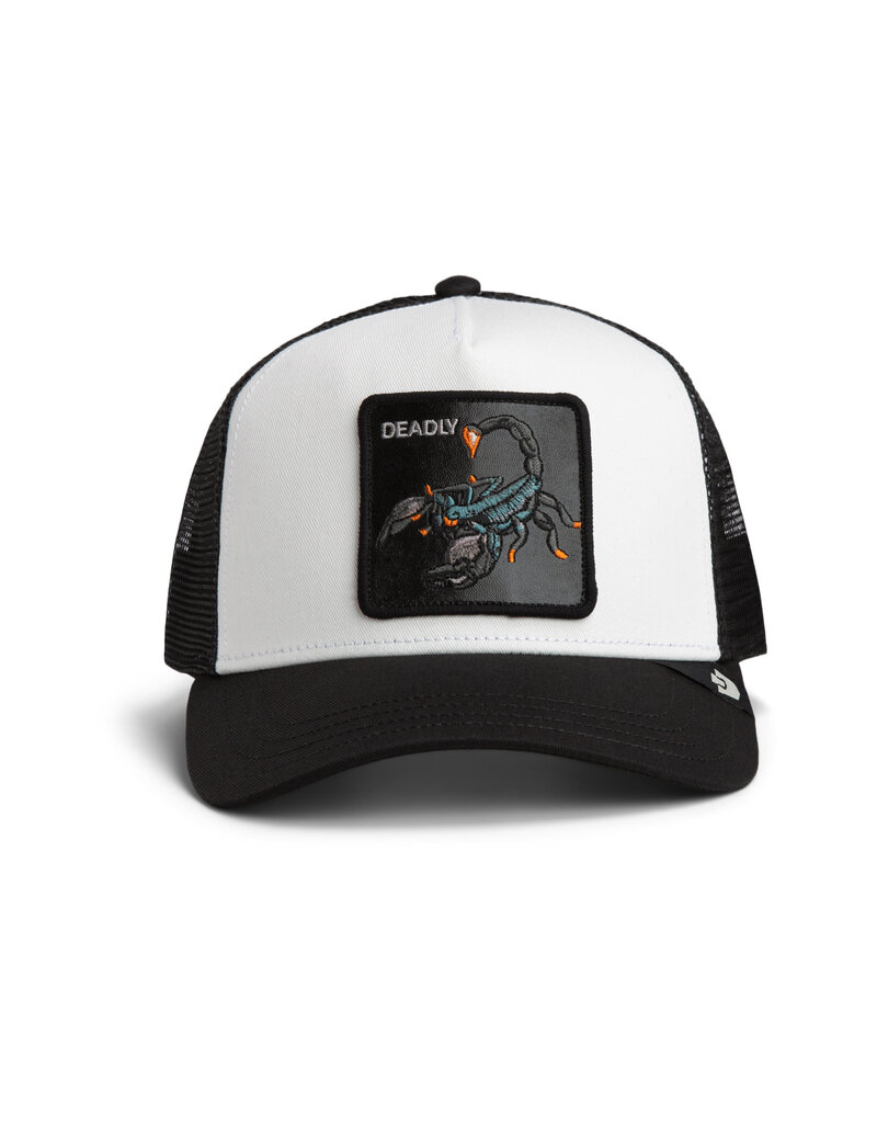 Goorin Bros Deadly Scorpion Trucker - White/Black