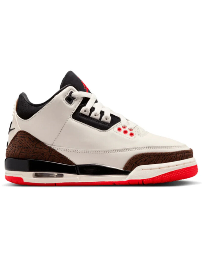 Jordan Air Jordan 3 Retro Bg- Sail/Black-Univ Red-Pale Ivory