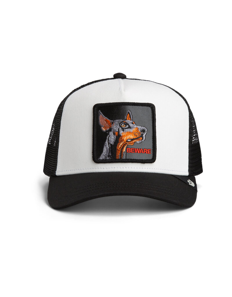 Goorin Bros Beware Trucker - White/Black