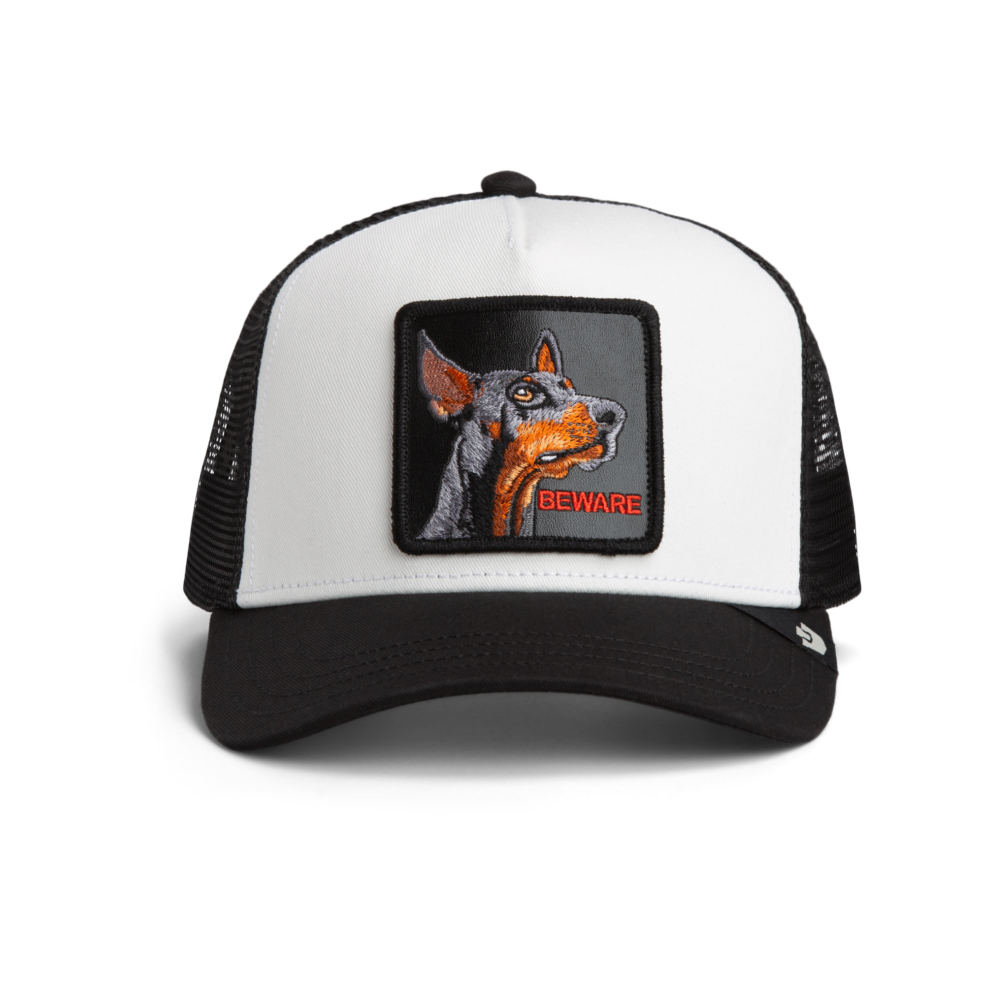 Goorin Bros Beware Trucker - White/Black