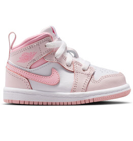 Jordan Td Jordan 1 Mid Bt- Pearl Pink/Med Soft Pink-White
