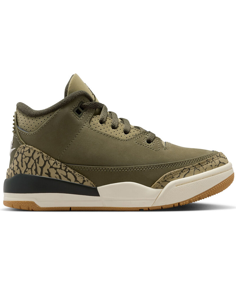 Jordan K Air Jordan 3 Retro Ps "Family Affair" - Medium Olive