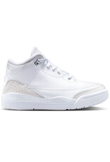 Jordan K Jordan 3 Retro Bp- White/Metallic Silver-White