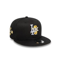 New Era Floral 9Fifty Pc Losdod- Blk/White