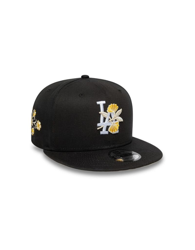 New Era Floral 9Fifty Pc Losdod- Blk/White