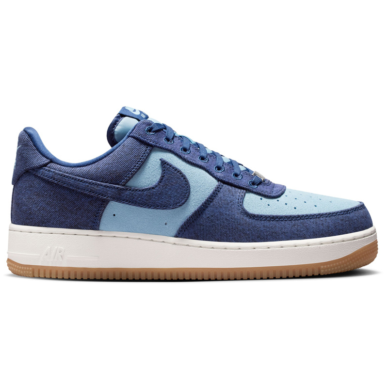 Nike Air Force 1 07 Low Lv8 Denim- Navy/Navy-Worn Blue-Summit Whi