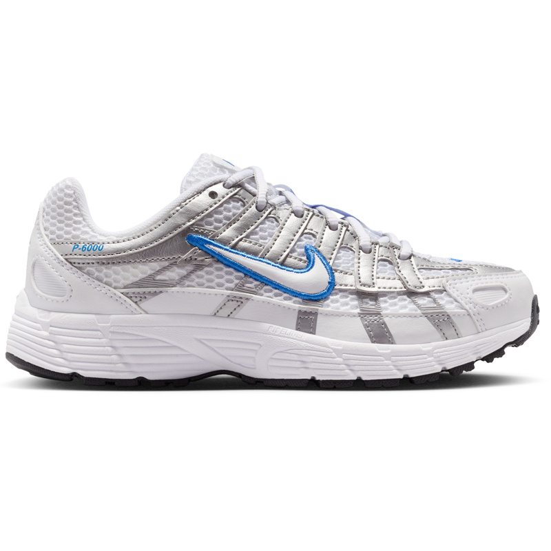 Nike Nike P-6000 Br Bg- White/White-Blue Crystal-Mtlc