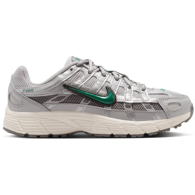 Nike Nike P-6000 Bg- Grey Fog/Malachite-Mtlc Silver