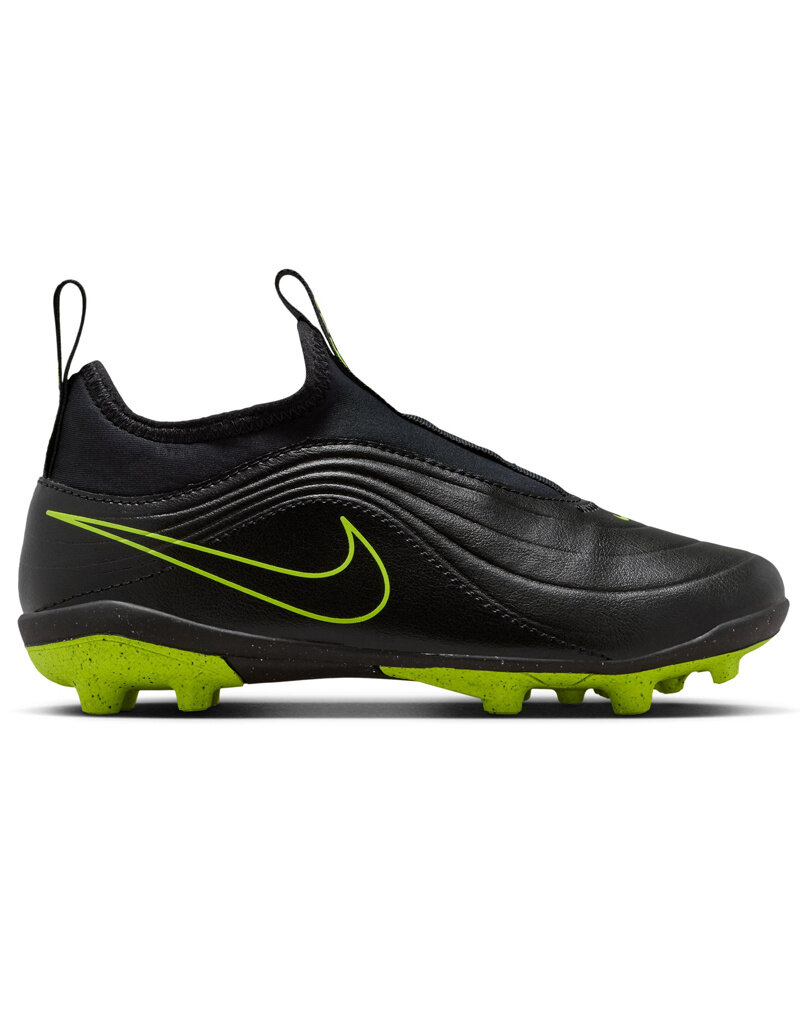 Nike Jr Tiempo Maestro Flex Fgmg Ps- Black/Black-Volt