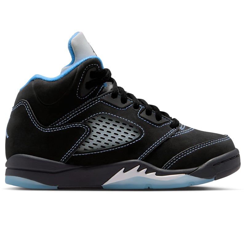 Jordan K Jordan 5 Retro Bp- Black/Univ Blue White