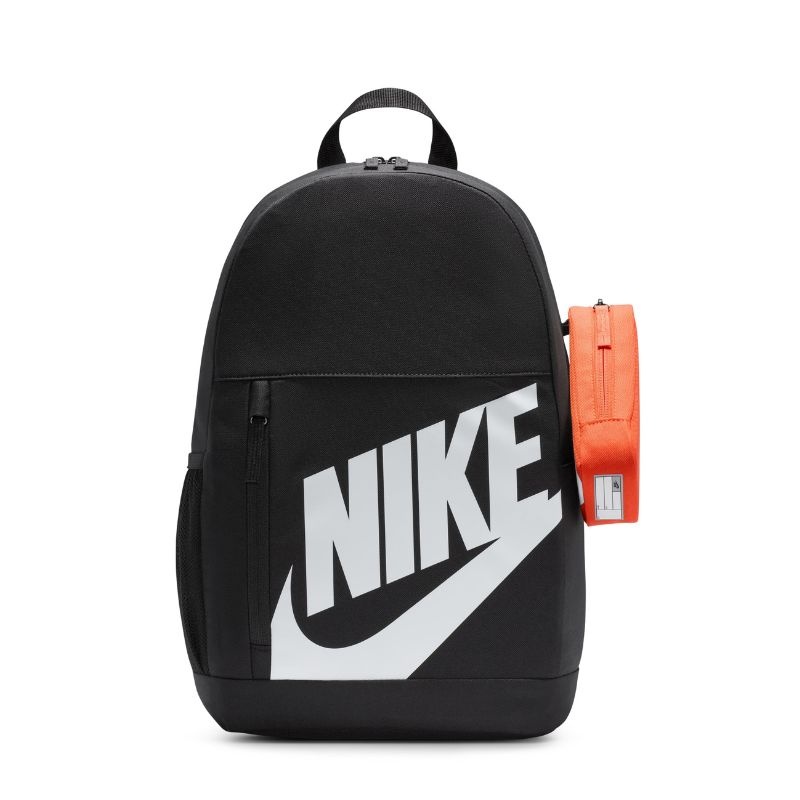 Nike Y Nk Elmntl Bkpk Shoebox- Black/Orange/(White)