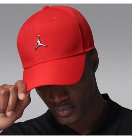 Jordan Caps Jordan Rise Structured Metal Jumpman Hat- Red