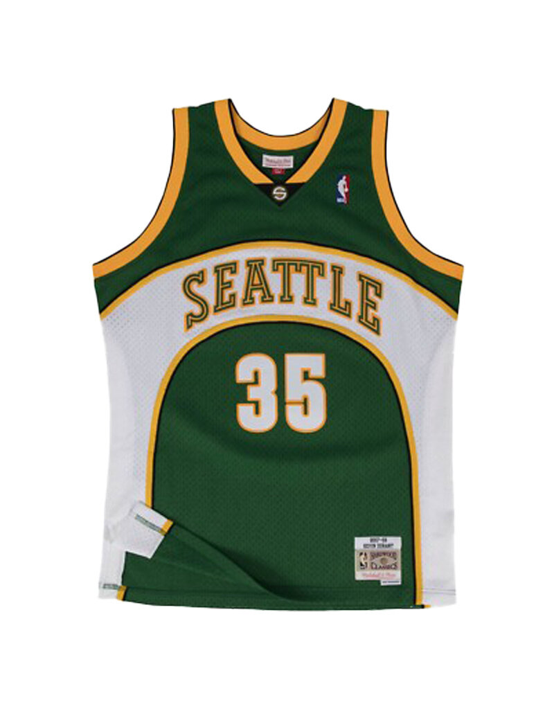 Mitchell & Ness Apparel Mitchell & Ness NBA Seattle Supersonics 07 Kevin Durant Swingman Road Jersey