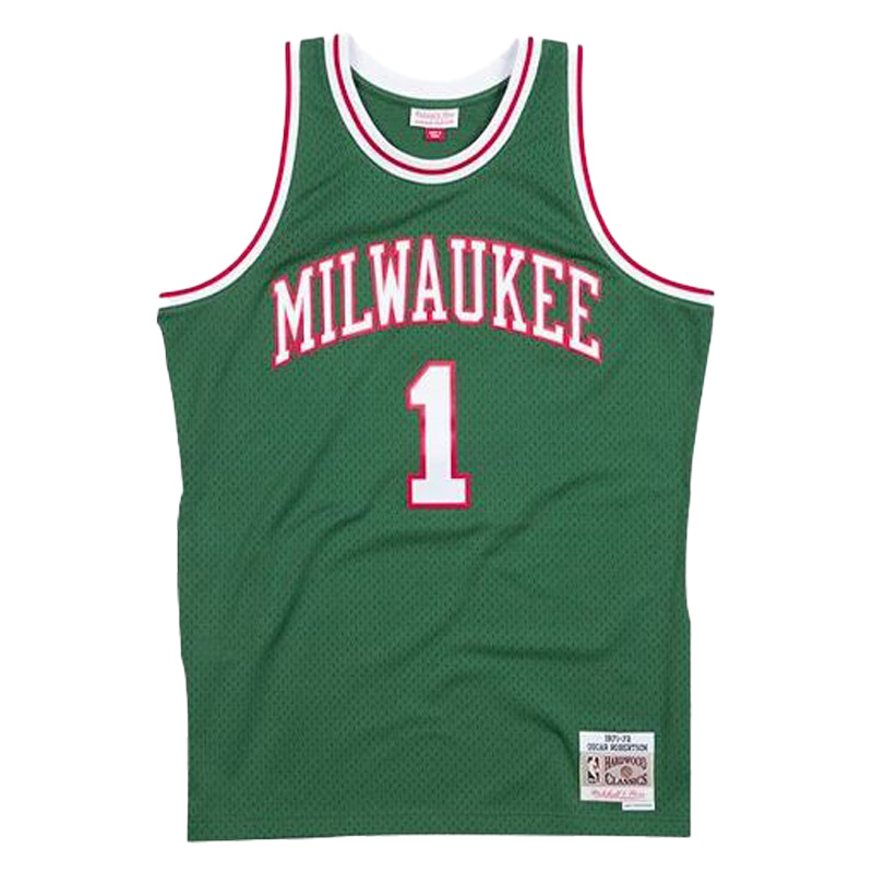 Mitchell & Ness Apparel Mitchell & NessNBA Swingman Jersey Milwaukee Bucks Road 1971-72 Oscar Robertson