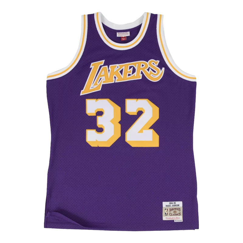 Mitchell & Ness Apparel NBA Swingman Road Jersey Los Angeles Lakers 1984 magic