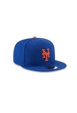 New Era New Era New York Mets Basic Logo MLB Snapback Cap- Royal Blue/Orange