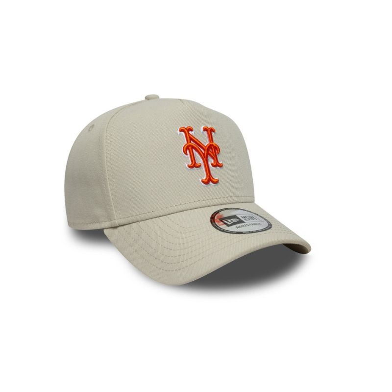 New Era New York Mets Baseball Cap- Beige/Orange