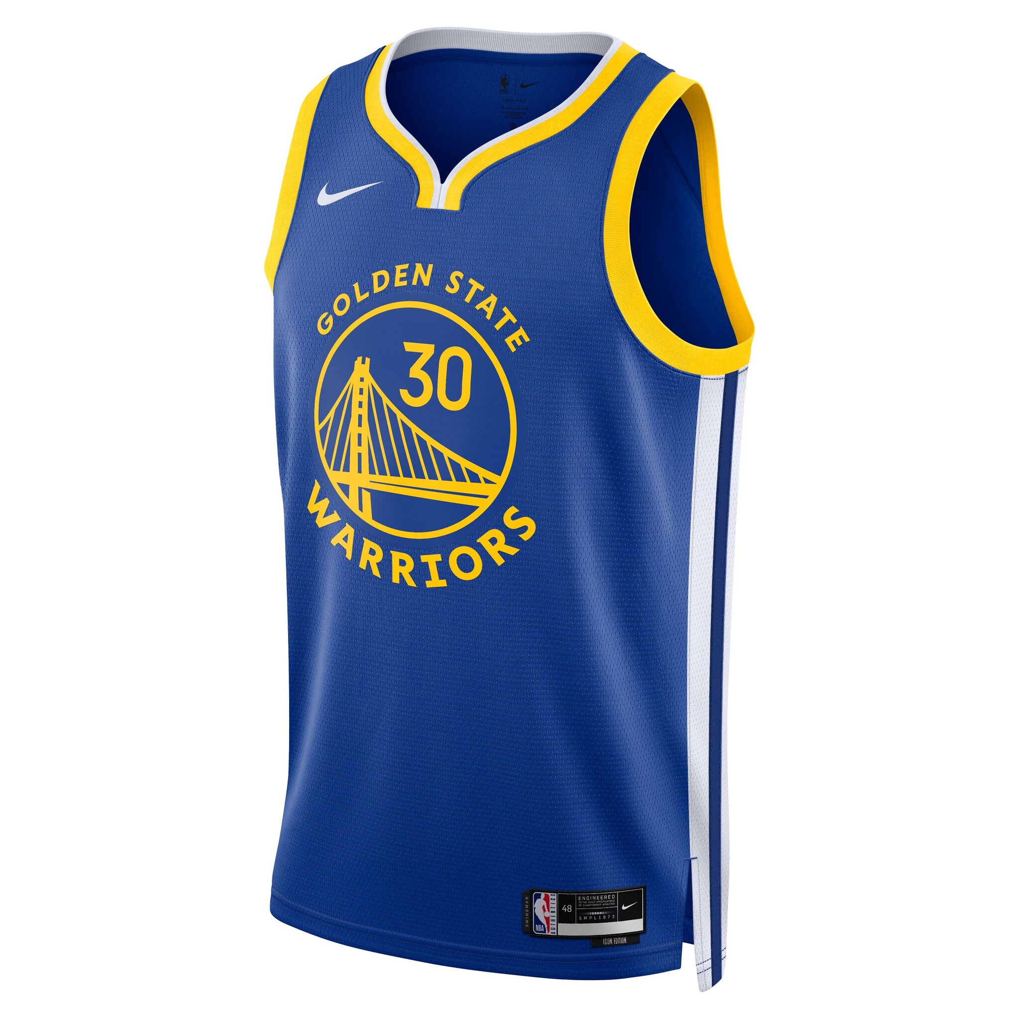 Nike Gsw Mnk Df Swgmn Jsy Icn 22- Rush Blue/(Curry Stephen)