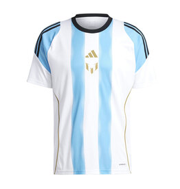 Adidas Messi Training Jersey- White/Blue