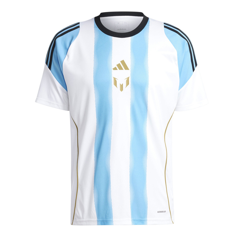 Adidas Messi Training Jersey- White/Blue