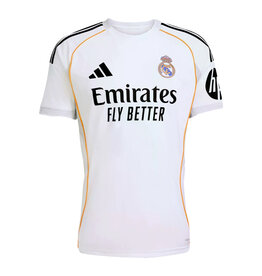 Adidas Real Madrid 25/26 Home Jersey- White/Black