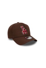 New Era 9Forty E-Frame Outline Script MLB Los Angeles Dodgers- Brown/Red