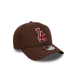 New Era 9Forty E-Frame Outline Script MLB Los Angeles Dodgers- Brown/Red