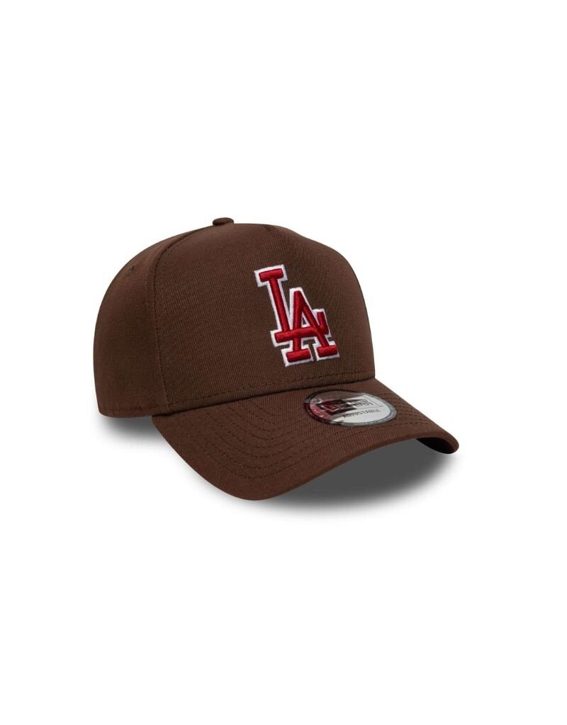 New Era 9Forty E-Frame Outline Script MLB Los Angeles Dodgers- Brown/Red