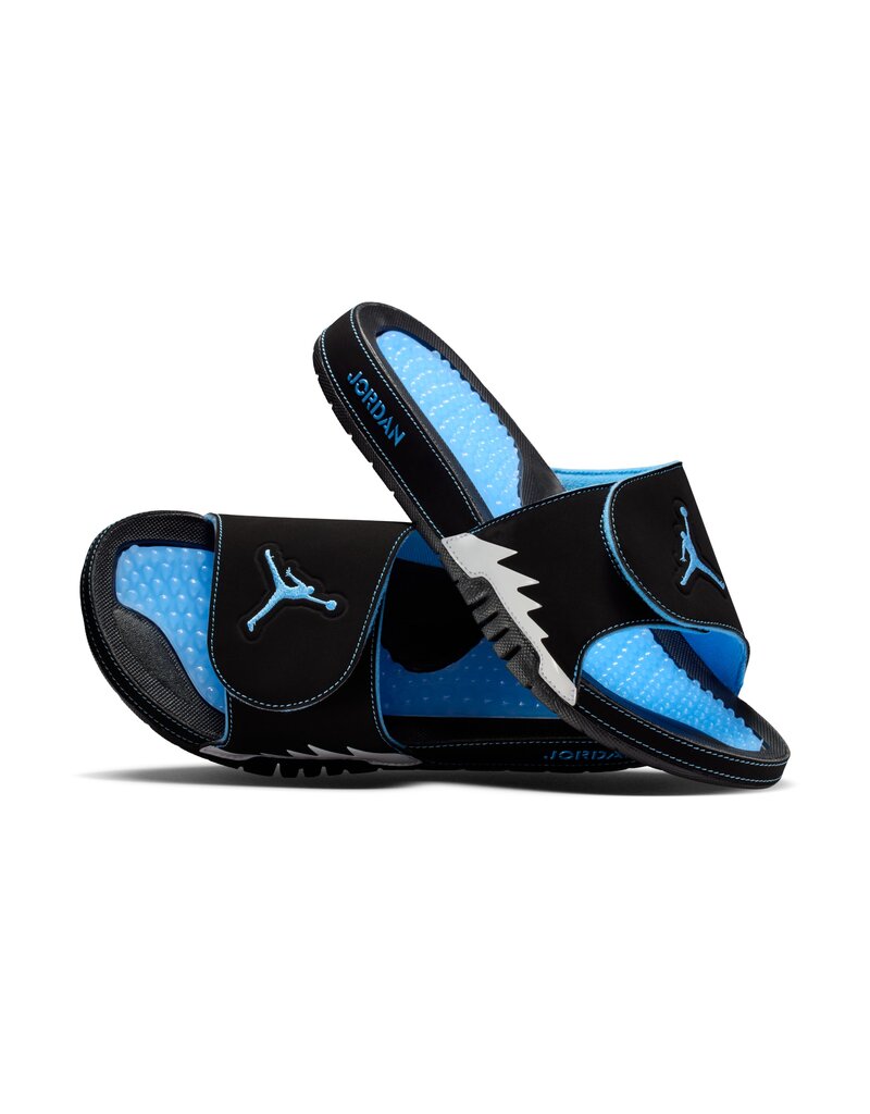 Jordan Slides Jordan Hydro V Retro- Black/Univ Blue White