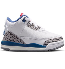 Jordan Td Jordan 3 Retro Bp- White/Varsity Red True Blue Ce